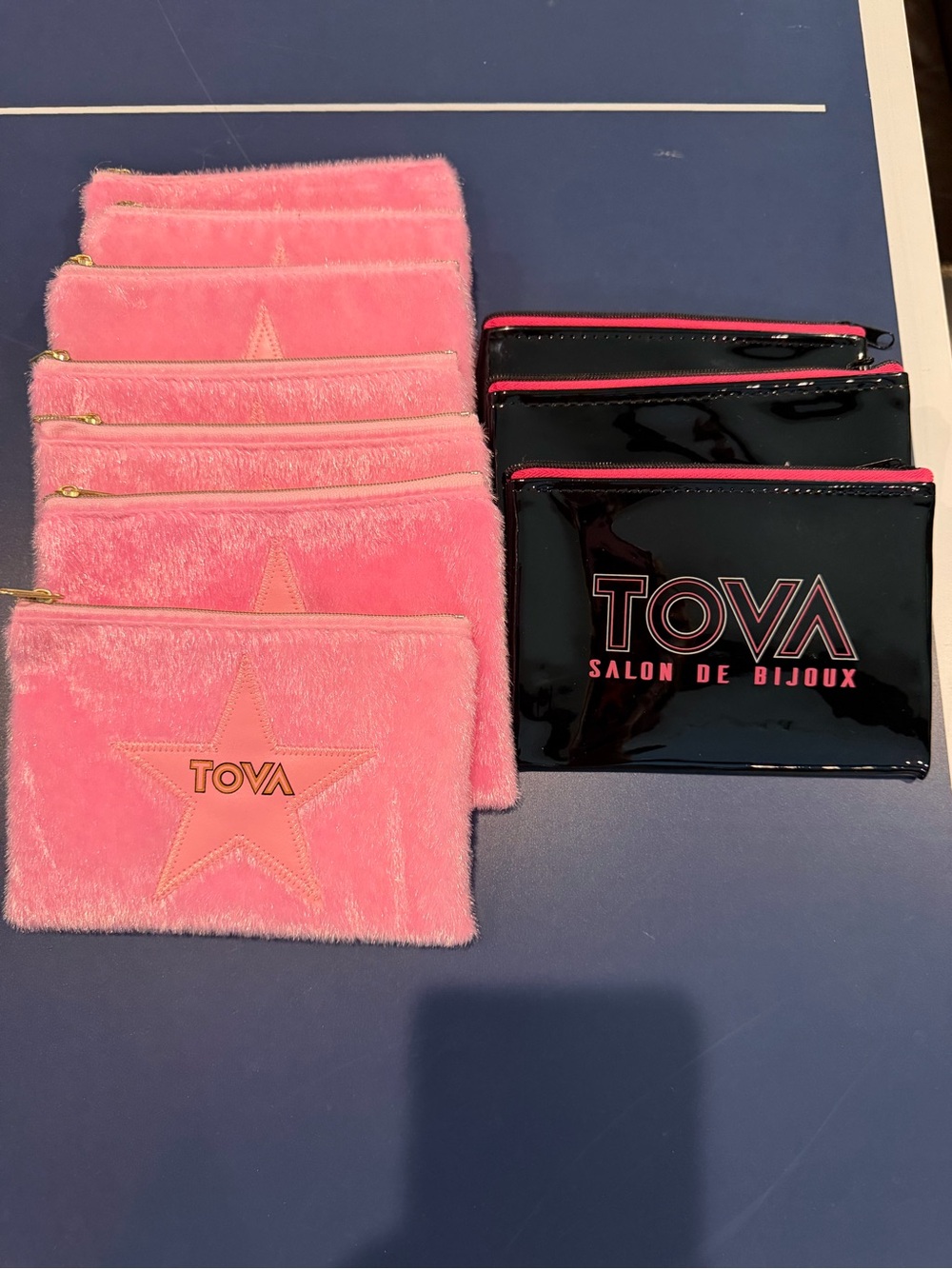 Set of 10 Tova jewelry pouches